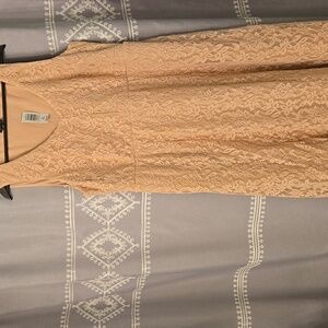 Torrid Peach Lace Dress